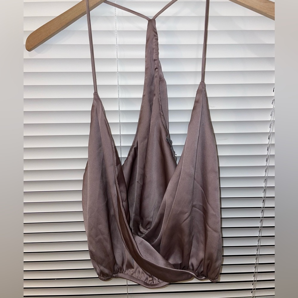 Charlotte Russe purple crop top size L